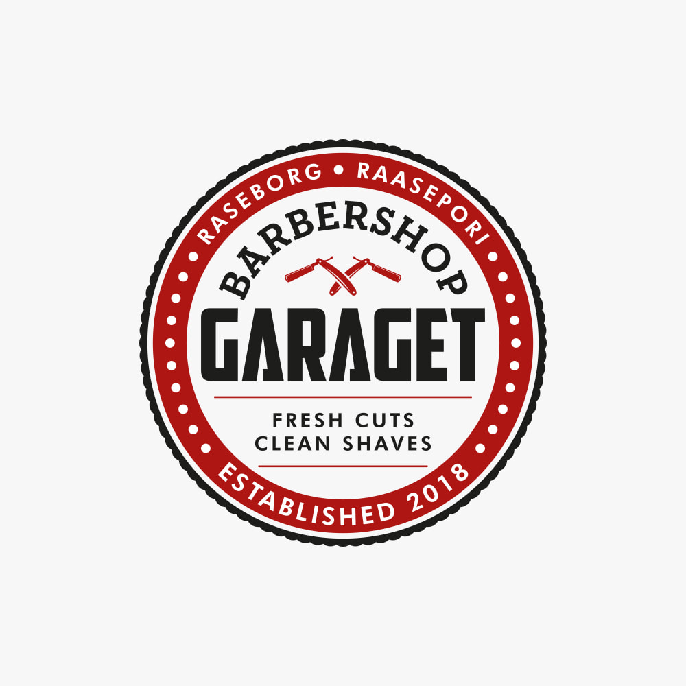 Barbershop Garaget - Logoplanering