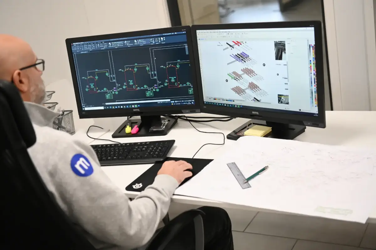 PI-digram på datorskärm